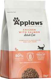 Applaws Katzentrockenfutter Adult Huhn und Lachs getreidefrei 7,5 kg - 2 x 7,5 kg – Bild 1 von 13