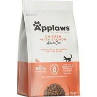 Produktbild von Applaws Katzentrockenfutter Adult Huhn und Lachs getreidefrei 7,5 kg - 2 x 7,5 kg