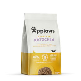 Applaws Kitten Trockenfutter Huhn getreidefrei hypoallergen mit hohem Fleischanteil 7,5 kg - 24 x 70 g – Bild 1 von 5