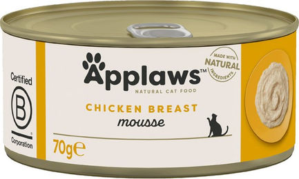 Produktbild von Applaws Mousse Hühnchen für Katzen Adult 24 x 70 g Sparpaket - 24 x 70 g