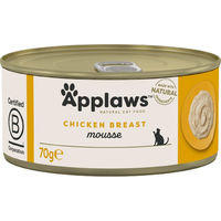 Produktbild von Applaws Mousse Hühnchen für Katzen Adult 24 x 70 g Sparpaket - 24 x 70 g