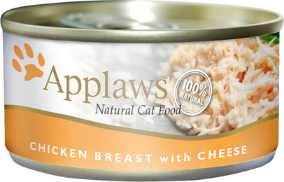 Applaws Nassfutter für Katzen Hühnchenbrust und Käse in Brühe 24 x 70 g glutenfrei mit hohem Fleischanteil – Bild 1 von 1
