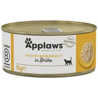 Produktbild von Applaws Nassfutter Katze Adult Huhn in Suppe glutenfrei 48x70 g - 48 x 70 g
