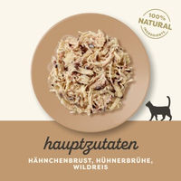 Produktbild von Applaws Nassfutter Katze Adult Huhn und Wild mit hohem Fleischanteil glutenfrei 12x70 g - 12 x 70 g