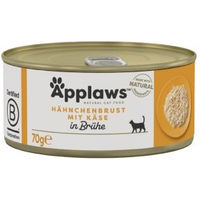 Produktbild von Applaws Nassfutter Katze Adult Hühnerbrust in Sauce Glutenfrei 24x70 g - 24 x 70 g