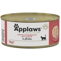 Produktbild von Applaws Nassfutter Katze Adult Hühnerbrust mit Ente in Sauce glutenfrei 96x156 g