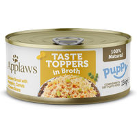 Produktbild von Applaws Puppy Taste Toppers Hund Welpe Huhn in Sauce 6 x 156 g glutenfrei und sensitive