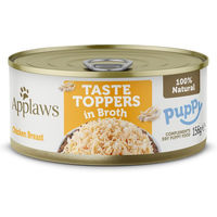 Produktbild von Applaws Puppy Taste Toppers Hund Welpe Huhn Stückchen in Sauce 6 x 156 g glutenfrei
