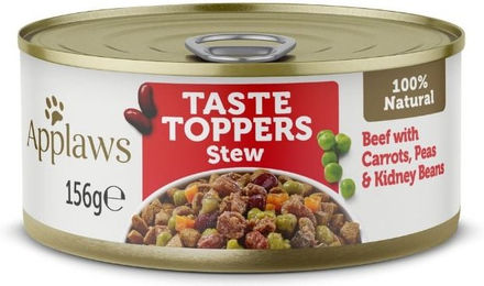 Produktbild von Applaws Taste Toppers Gulasch mit Rindfleisch Karotten und Erbsen Getreidefrei 156 g