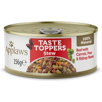 Produktbild von Applaws Taste Toppers Gulasch mit Rindfleisch Karotten und Erbsen Getreidefrei 156 g