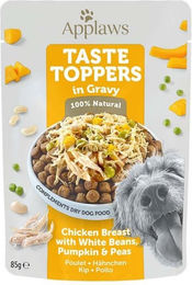 Applaws Taste Toppers Hund Huhn mit weißen Bohnen und Kürbis in Gelee getreidefrei 85 g – Bild 1 von 1