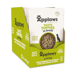 Applaws Taste Toppers Hundefutter Huhn und Gemüse in Sauce 12 x 85g Beutel - 12 x 85 g – Bild 1 von 7