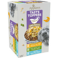 Produktbild von Applaws Taste Toppers Hundefutter Probiermix Stückchen in Sauce Huhn Fisch Lamm getreidefrei 6 x 85 g - 6 x 85 g