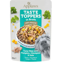 Produktbild von Applaws Taste Toppers Nassfutter Thunfischfilet mit Kürbis und Grünkohl in Brühe 85 g - 85 g
