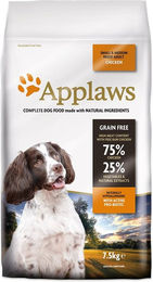 Applaws Trockenfutter Huhn für erwachsene kleine und mittelgroße Hunde getreidefrei 7,5 kg - 7,5 kg – Bild 1 von 12