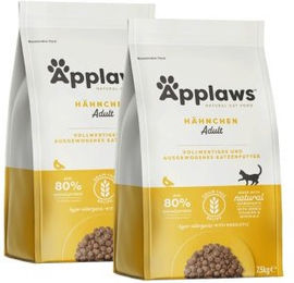 Produktbild von Applaws Trockenfutter Katze Adult Huhn getreidefrei 2x2 kg - 2 x 2 kg