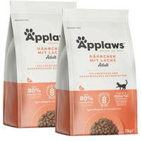 Produktbild von Applaws Trockenfutter Katze Adult Huhn mit Lachs getreidefrei 2x7,5 kg - 2 x 7,5 kg