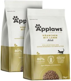 Applaws Trockenfutter Katze Adult Huhn mit Lamm getreidefrei 2x2 kg - 2 x 2 kg – Bild 1 von 3