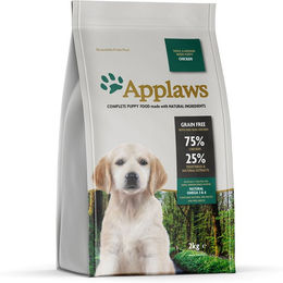 Produktbild von Applaws Welpen Trockenfutter Huhn Getreidefrei mit hohem Fleischanteil 2 x 2 kg - 2 x 2 kg