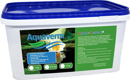 Aqua-Cereal Aquaverm Bio Fischfutter für Koi und Teichfische 1000g – Bild 1 von 4