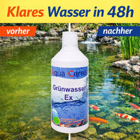 Produktbild von Aqua-Cereal Grünwasser-EX Teichklärer gegen Schwebealgen 1 Liter für 20.000 Liter - 1 l