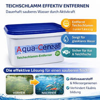 Produktbild von Aqua-Cereal Teichschlammentferner zur Teichreinigung gegen Laub und Schlamm 2,5kg - 2,5 kg