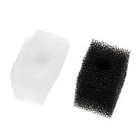 Produktbild von Aqua Della AF-400 Ersatzschwamm für Aquariumfilter Schwarz/Weiß 2er Pack