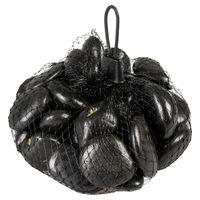Produktbild von Aqua Della Aquarien Kieselsteine Bodengrund Schwarz 1 kg - 1 kg