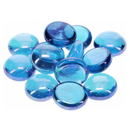 Aqua Della Aquariendeko Glaskiesel hellblau transparent 300 g für Fische - 300 g – Bild 1 von 3