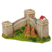 Produktbild von Aqua Della Aquariendekoration Chinesische Mauer Figur und Höhle Beige Größe S