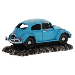 Aqua Della Aquariendekoration Oldtimer Figur und Höhle Blau – Bild 1 von 6