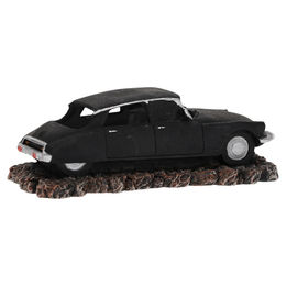 Aqua Della Aquariendekoration Oldtimer Figur und Höhle Schwarz für Süßwasser und Meerwasser – Bild 1 von 6