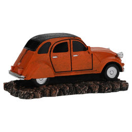 Aqua Della Aquariendekoration Oldtimer Französisch Figur und Höhle Orange 14,5x7,5x6,5 cm – Bild 1 von 6
