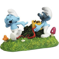 Produktbild von Aqua Della Aquariendekoration Schlümpfe Wald mit Witzboldschlumpf Action Figur für Fische