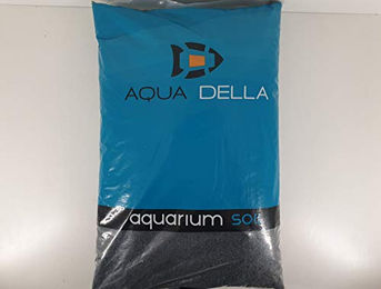 Aqua Della Aquarium Bodengrund Kies Schwarz für Süßwasser 9kg – Bild 1 von 5