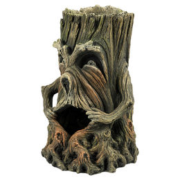 Aqua Della Aquarium Dekoration Baum mit Gesicht als Höhle für Süßwasser Fischzubehör – Bild 1 von 3