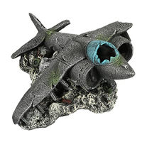 Produktbild von Aqua Della Aquarium Dekoration Jet Figur und Höhle in Grau für Fische