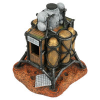 Produktbild von Aqua Della Aquarium Dekoration Mondfähre Figur und Höhle für Fische 14,4 x 13 x 15 cm