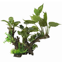 Produktbild von Aqua Della Aquarium Dekoration Mondmodul Figur und Höhle aus Polyesterharz Braun 14,4x13x15 cm