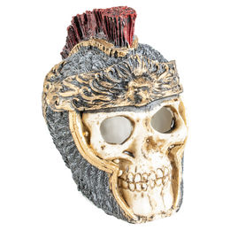 Produktbild von Aqua Della Aquarium Dekoration Römer-Totenkopf Figur und Höhle Beige Größe S