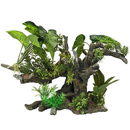 Produktbild von Aqua Della Aquarium Dekoration Rover Figur und Höhle aus Polyesterharz Braun 11,6x10,4x10,6 cm