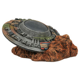 Produktbild von Aqua Della Aquarium Dekoration Ufo Figur und Höhle Grau Größe S für Fische - 1 Stk.