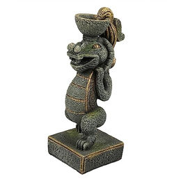 Aqua Della Aquarium Dekoration Zodiac Schlange Figur und Höhle für Süßwasser und Salzwasser 7,5 x 6,5 x 16,5 cm – Bild 1 von 3