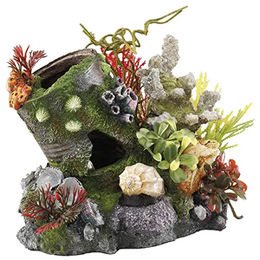 Aqua Della Aquariumdekoration Dose mit Ausströmer für Zierfische bunt – Bild 1 von 3