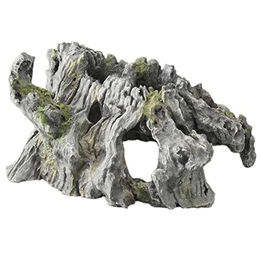Aqua Della Aquariumdekoration Driftwood Figur und Höhle Grau für Zierfische – Bild 1 von 3