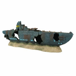 Aqua Della Aquariumdekoration Figur und Höhle in Grau für Zierfische – Bild 1 von 4