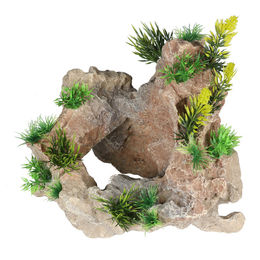 Aqua Della Aquariumdekoration Green Limestone Kalksandstein für Zierfische 24 x 20 x 21,5 cm – Bild 1 von 2