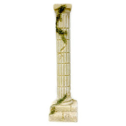 Aqua Della Aquariumdekoration Griechische Säule als Figur und Höhle in Beige für Fische – Bild 1 von 3
