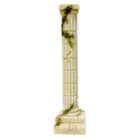 Produktbild von Aqua Della Aquariumdekoration Griechische Säule als Figur und Höhle in Beige für Fische