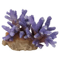 Produktbild von Aqua Della Aquariumdekoration Koralle Acropora violett Kunstpflanze für Süßwasser Fischbecken